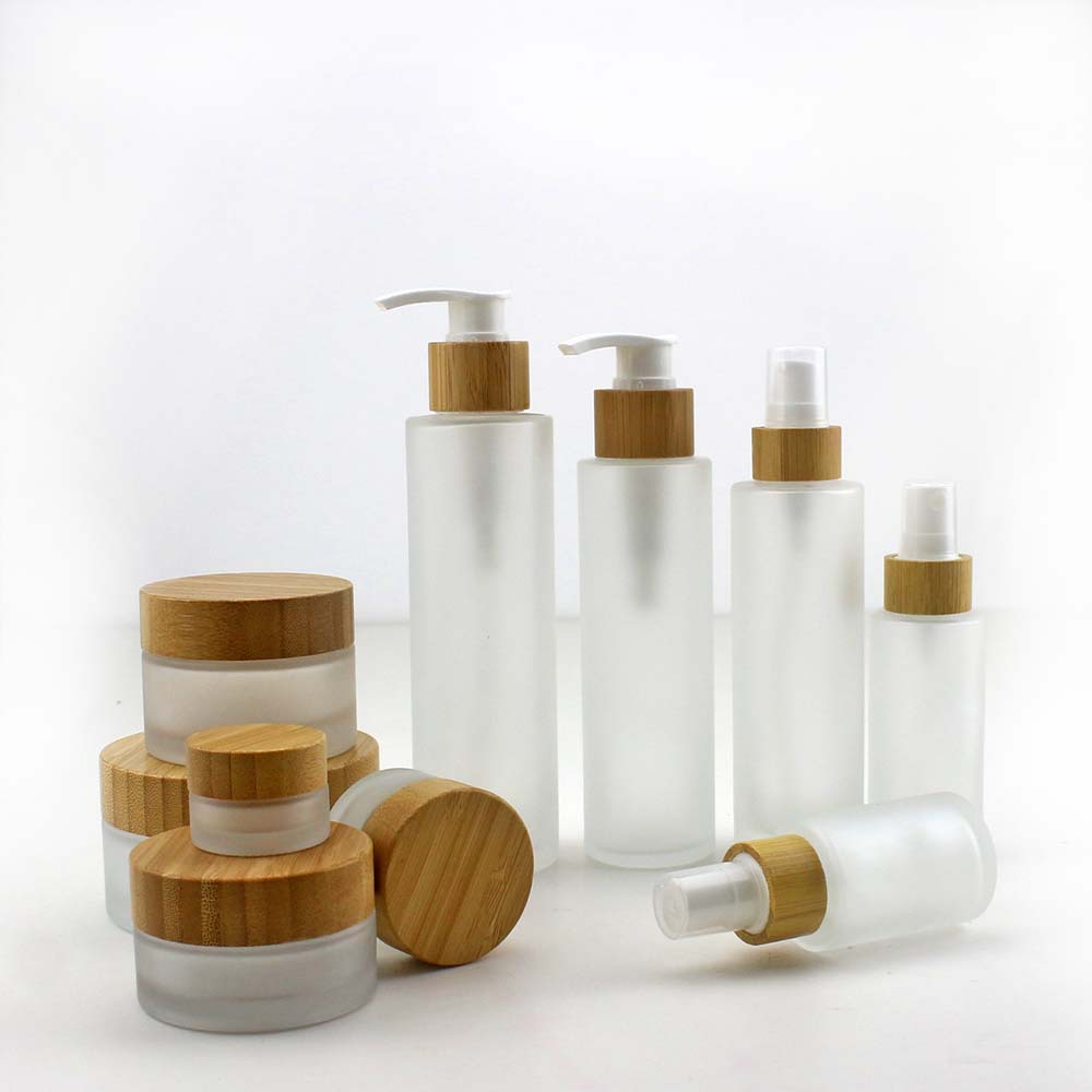 Luxury Skincare Packaging - Botella de Perfume de bambú Natural,