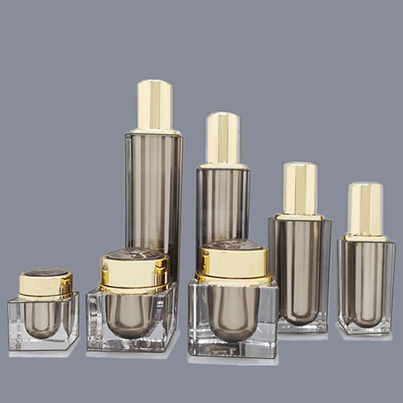 Tarro de crema de oro acrílico - Luxury Skincare Packaging reseña y precio
