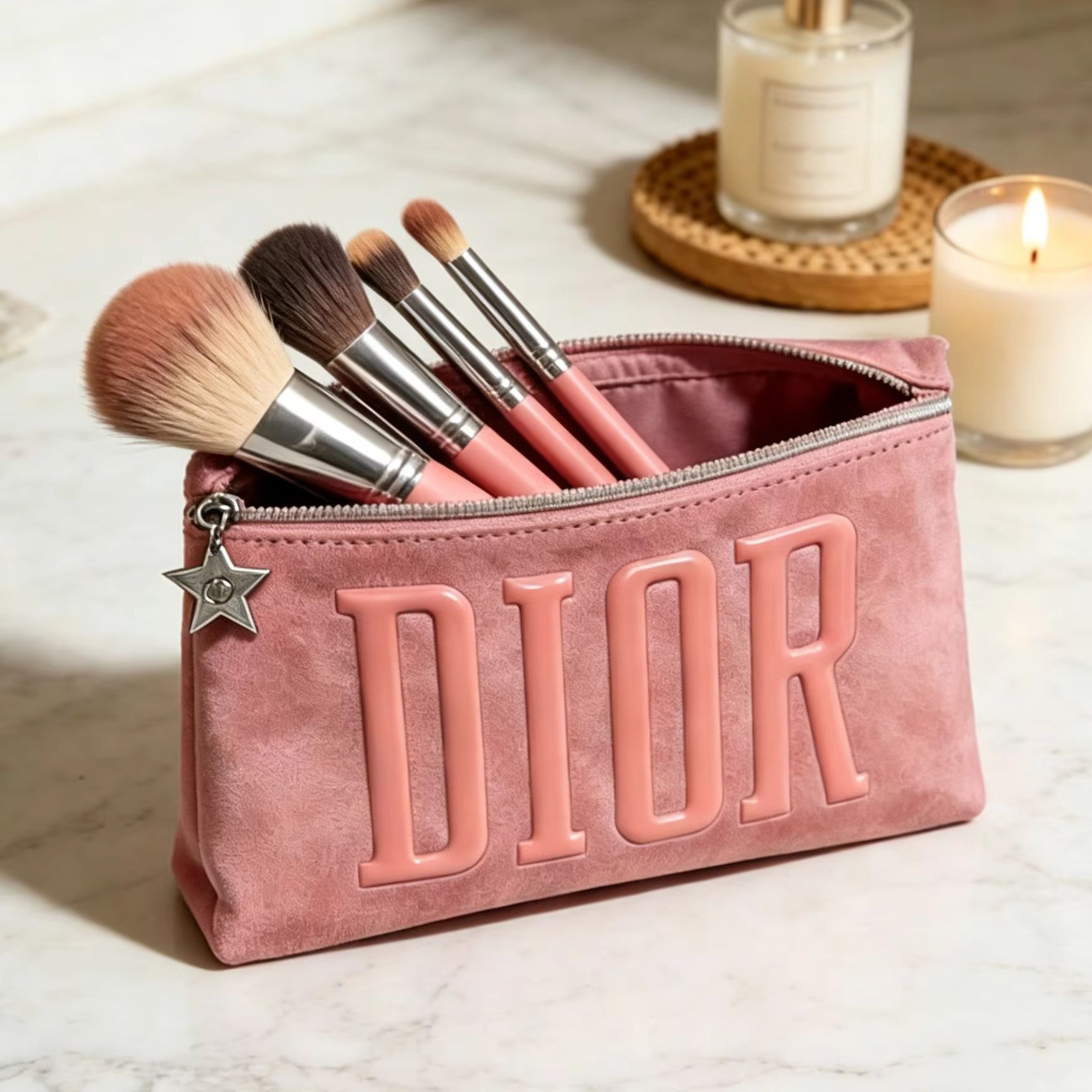 Bolsa de Maquillaje Dior Rosa  - Luxury Skincare Samples reseña y precio