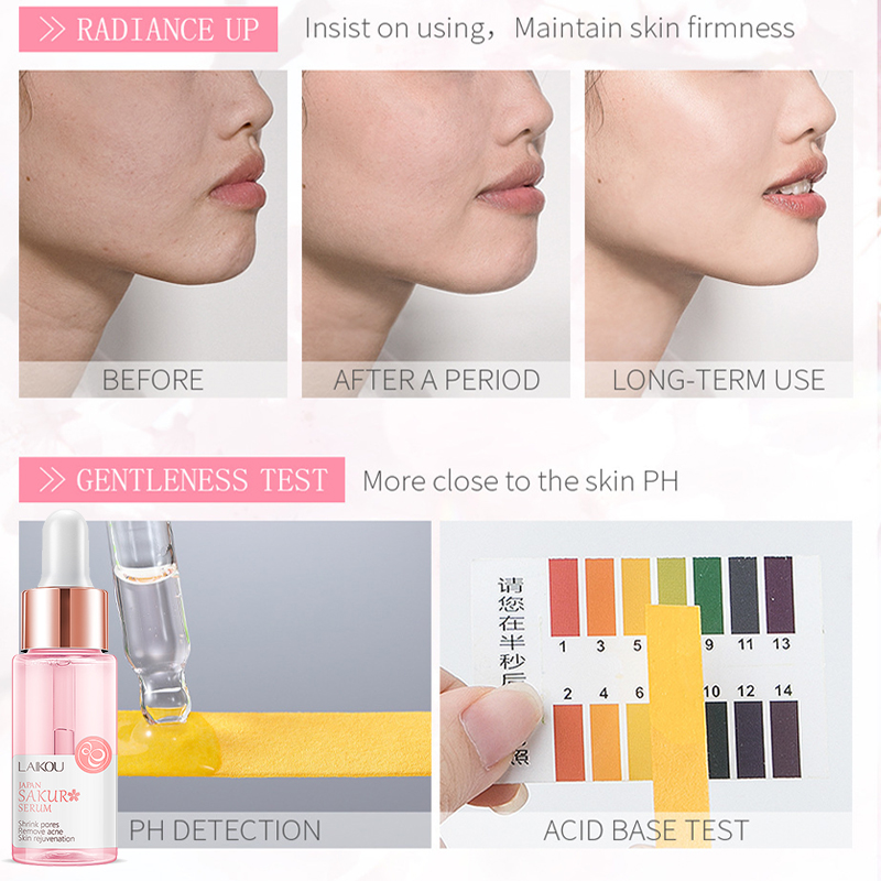 LAIKOU-suero japonés Sakura de - Growth Factor Serum reseña y precio