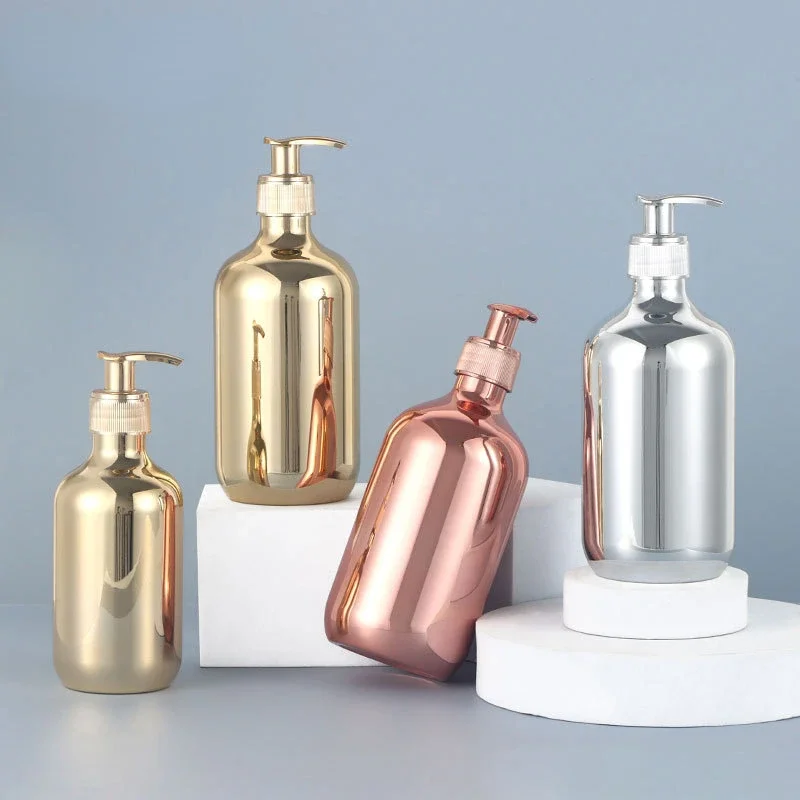 Botella de champú galvanizada  - Luxury Skincare Packaging reseña y precio
