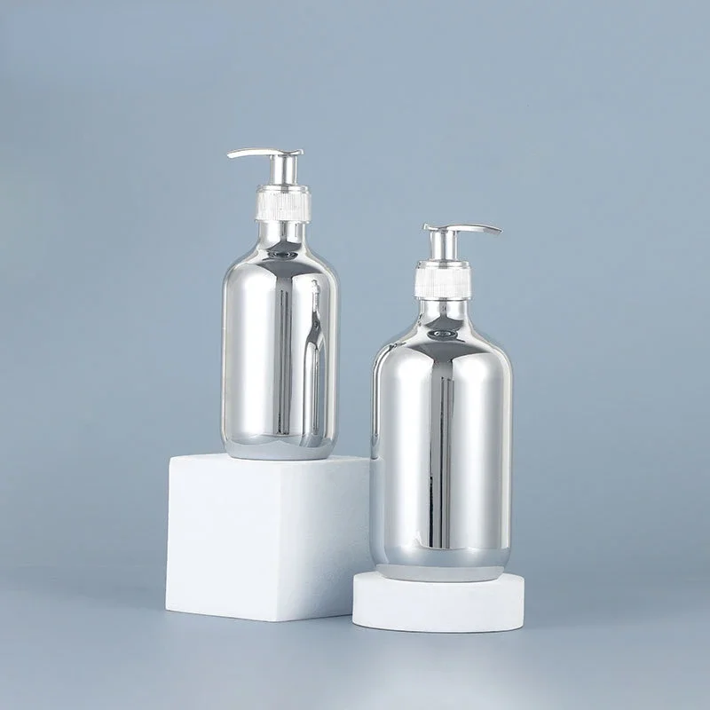 Botella de champú galvanizada  - Luxury Skincare Packaging reseña y precio
