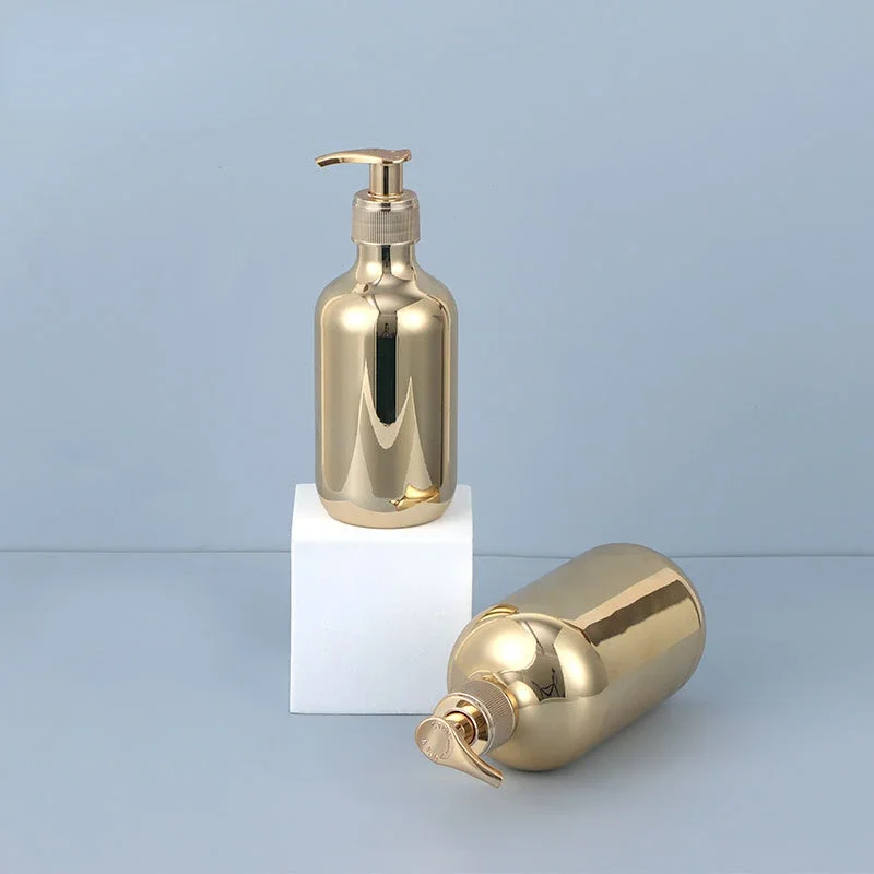 Botella de champú galvanizada  - Luxury Skincare Packaging reseña y precio
