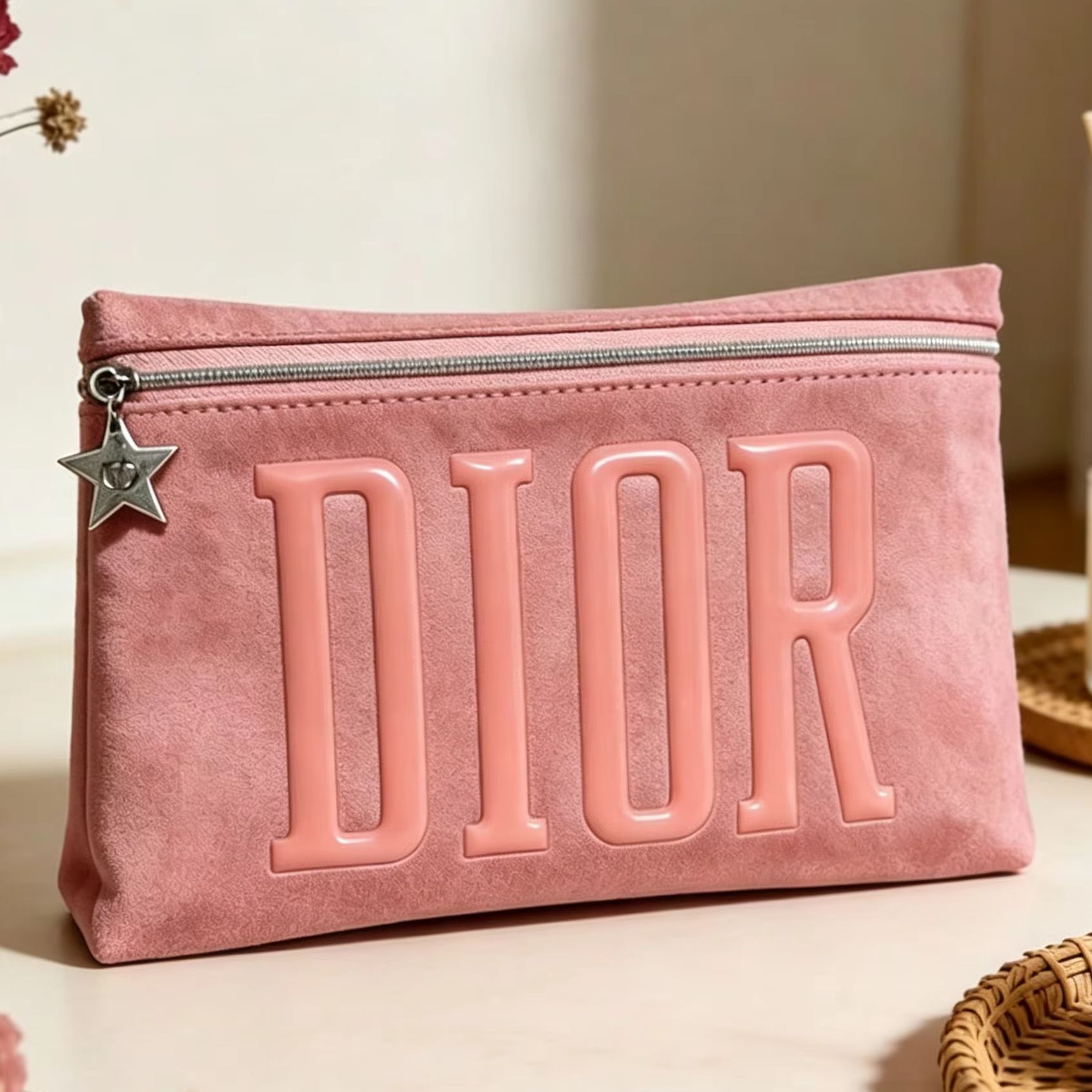 Bolsa de Maquillaje Dior Rosa  - Luxury Skincare Samples reseña y precio